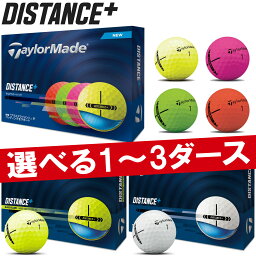 テーラーメイド ディスタンス プラス ゴルフボール 1ダース（12個入り）日本正規品