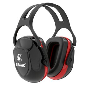 EZARC イヤーマフ 防音 大人 遮音値SNR34dB 聴覚過敏 遮音 調節可能 軽量 射撃 作業用 安全イヤーマフ 騒音対策