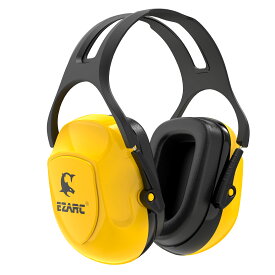 EZARC イヤーマフ 防音 大人 遮音値SNR34dB 聴覚過敏 遮音 調節可能 軽量 射撃 作業用 安全イヤーマフ 騒音対策