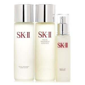 SK-II �s�e�� �f���b�N�X �n�C�h���[�e�B���O 3�_�Z�b�g �t�F�C�V�����g���[�g�����g�G�b�Z���X 230ml �t�F�C�V�������t�g�G�}���W���� 100g �t�F�C�V�����g���[�g�����g�N���A���[�V���� 230ml 