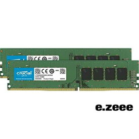 サイズ：4GB x2 Crucial(Micron製) デスクトップPC用メモリ PC4-19200(DDR4-2400) 4GB*2枚 CL17 SRx8 288pin CT2K4G4DFS824A