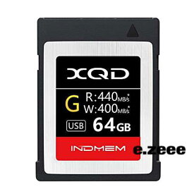 INDMEM XQDメモリーカード 64GB 書き込み速度400MB/s 読み出し速度440MB/s