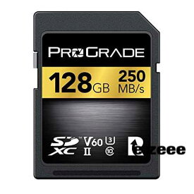 サイズ：128GB ProGrade Digital (プログレードデジタル) 【SDXC UHS-II V60】 GOLD 250R メモリーカード 輸入品 (128GB)