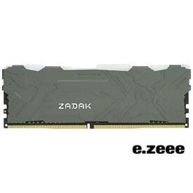 色：DDR4 3200MHz Apacer ZADAK DDR4 3200MHz デスクトップPC用メモリ MOAB PC4-25600 16GB (8GB*2枚) ゲーミング RGB 発光型 1.35V CL16 ZD4-MO132C28-16GYG2