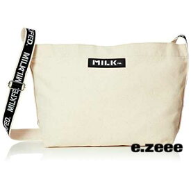 【ミルクフェド】ショルダーバッグ LOGO TAPE CANVAS SHOULDER BAG 03193032