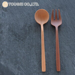 ナチュレ テーブルスプーン テーブルフォーク スプーン フォーク カトラリー 木 サオ かわいい カフェ 木製 ウッド スープ パスタ カレー ギフト 口当たり なめらか ナチュラル 北欧 MLASS-40-SW