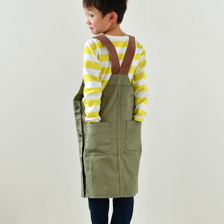エプロン キッズ 110 カバーオール 130 おしゃれ キッズエプロン コットン 好評 女の子 ワークエプロン 男の子