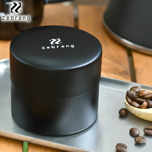 HARIO ハリオ Zebrang コーヒーキャニスター 50G 保存容器 密閉 キャニスター コーヒー おしゃれ 持ち運び 遮光 ゼブラン コーヒー豆 保存容器 アウトドア 内蓋付き コンパクト ブラック キャンプ