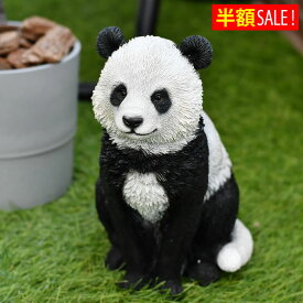 【4/15はポイント最大10倍祭♪】[半額SALE] CHIMERA BANK CANDA キメラバンク キャンダ オブジェ キャット リアル 庭 置き物 アニマル 動物 かわいい 貯金箱 おしゃれ ネコ 猫 ペットバンク ガーデン オーナメント パンダ 置物