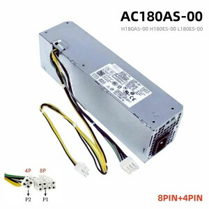 �����V�i DELL Vostro 3450 3650 3656 OptiPlex 3040 3046 3050 5040 7040 7050 SFF �f�X�N�g�b�v�p PC 180W 8-PIN �d�����j�b�g H180AS