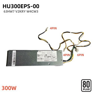 �����V�i DELL OptiPlex 7090 5090 3090 5080 7080 5080 3080 7070 5070 3070 Tower �p 6-PIN �d�����j�b�g 300W H300EPS-00 0V2KRY HU