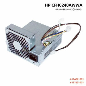 �����V�i HP Compaq 4000 4300 6005 6200 6300 6305 8200 8300 SFF�pCFH0240AWWA 240W �Ή�6-Pin�d�����j�b�g PSU Power Supply 6PIN+4