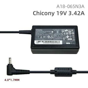 �����V�i Chicony A18-065N3A A18-065P1A 19V 3.42A �Ή� Thirdwave DX-T5 DX-T7 �ȂǗp A065R191P AC�A�_�v�^�[ 65W �ی^4.0*1.7mm �R