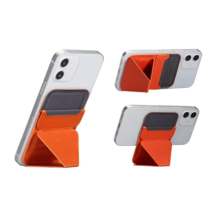 楽天市場 Magsafe版 Moft モフト Iphone12 Iphone13 スマホスタンド 全８色 スマホホルダー Magsafe マグセーフ カード収納 角度調節 フロート 薄型 軽量 折りたたみ 淡い ブルー ヌード ベージュ オレンジ パープル ヴィーガンレザ マグネット 正規取扱店 Ezlife