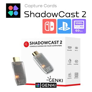 yK̔Xz Genki Shadow Cast2 Lv`[{[h Nintendo Switch2 XCb` Play Station5 PS vXe Steam Deck HDMI o VhELXg2 Lv`[jbg y ^ 1,080p60fps Q[
