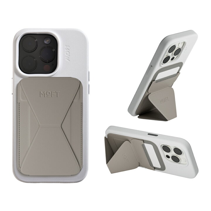 モフト Moft トープ 限定クーポンで15 OFF 強化磁力 Snap-On 磁力強化版 スマホスタンド MOVAS iPhone17 16 15 14 13 12シリーズ対応 カードケース スマホグリップ MagSafe対応 マグネット カード収納 ウォレットスタンド スマホグリップ 薄型軽量