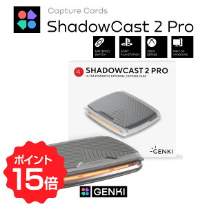 �y�}���\�����Ԍ����|�C���g15�{�z�y���K�̔��X�z Genki Shadow Cast 2 Pro Nintendo Switch2 �X�C�b�` Play Station5 PS �v���X�e Steam Deck HDMI �o�� �V���h�E�L���X�g2�v�� ���y�� 4K60fps �Q�[�� VRR HDR �L���v