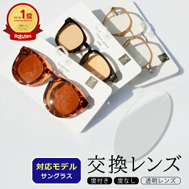 【互換品】◆透明レンズ◆ GU(ジーユー)サングラス対応 交換レンズ（純正品ではございません）対応モデル限定 着せ替え 度付き 度入り 伊達めがね 紫外線 UVカット クリア メンズ レディース 当店オリジナル CP-B