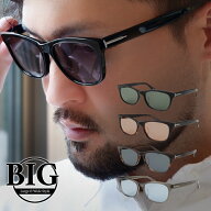 サングラス 大きい 度付 メンズ ビッグ ワイド ウェリントン ドライブ お洒落 黒縁 60サイズ 頭が大きい …