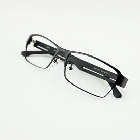 大きい メガネ 60サイズ 度付き眼鏡 ダテめがね 大きいサイズ メンズ 顔 が 大きい メタル ビッグフレーム 2255 ブルーライトカット XXL