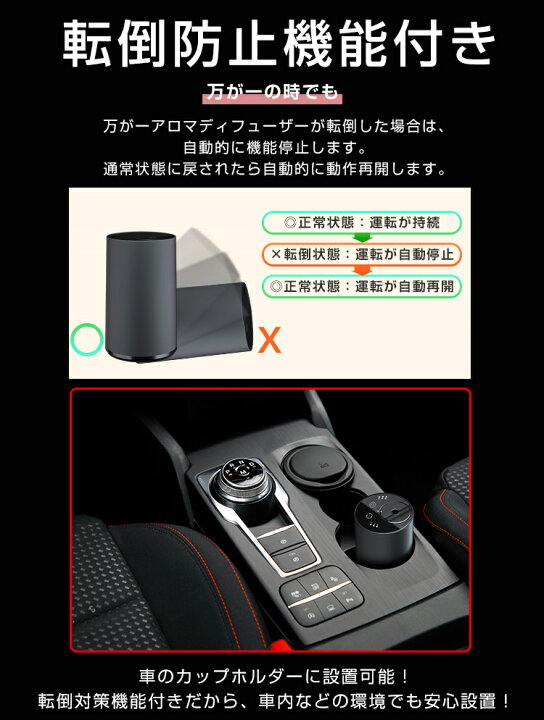 楽天市場 楽天2位 アロマディフューザー 水なし mlボルト付き 車 ディフューザー 噴霧式 木目調 ネブライザー式 芳香剤 コードレス 3段階ミスト量調整 消臭剤 トイレ 小型 静音 部屋 玄関 ジム 寝室 オフィス リラックス父 母 彼氏 彼女 誕生日 ギフト 送料無料 E