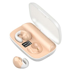 Bluetooth5.3 骨伝導 ワイヤレスイヤホン Bluetooth イヤホン ヘッドホン 耳掛け式 骨伝導イヤホン 残量表示 耳クリップ型 ブルートゥース イヤホン Hi-Fi高音質 CVC8.0ノイズキャンセリング EDR搭載 耳が疲れない 軽量 IPX7防水 マイク付 通話 iPhone Android 送料無料