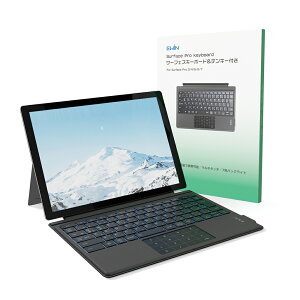 �y�^�b�`�p�b�h&�e���L�[���ځzSurface Pro 3/4/5/6/7 �L�[�{�[�h ���C�����X ���{��z�� �T�[�t�F�X �L�[�{�[�h ���C�z�� Bluetooth�L�[�{�[�h 7�F�o�b�N���C�g ���邳3�i�K���� �}���`�y�A�����O 2
