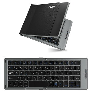 Ewin �܂肽���݃L�[�{�[�h Bluetooth ���{��z�� ���C�����X�L�[�{�[�h iOS Android Window Mac�Ή� �u���[�g�D�[�X �L�[�{�[�h Type-C USB�[�d ���^ �^�u���b�g iPad iPhone �}���`�y�A�����O �y�� ���^ EW-AM