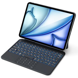 �y��̌^�e���L�[&�^�b�`�p�b�h�zEwin iPad �}�W�b�N�L�[�{�[�h �P�[�X ���{��z�� �}�O�l�b�g�z���� iPad Air 11�C���` M3 M2 iPad Air 10.9�C���` iPad Pro 11�C���` Bluetooth �L�[�{�[�h �J�o�[ 2�䓯����