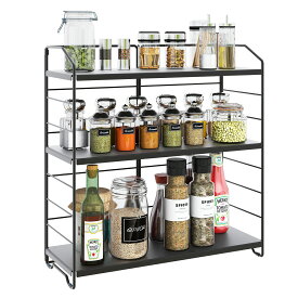 送料無料Ezprotekt 調味料ラック 3段 調味料ステンレス スパイスラック キッチンラック収納ラック スリム 調味料収納ラック シェルフ 調味料入れ コンパクト調味料ケース バスルーム 伸縮 スパイスボトル 卓上 台所 多機能型 組み立てが簡単キッチン収納 隙間収納 おしゃれ