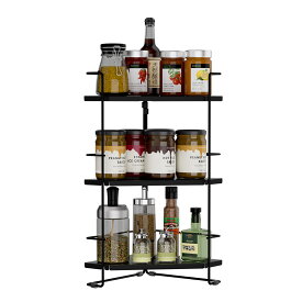 新春＼ポイント10倍／Ezprotektシャンプーラック 3段 コーナー ラック バスルームラック 壁面収納棚 浴室 お風呂 棚 バスルームバスケットスタンド スリム おしゃれ 浴室ラック収納棚生活用品スペース節約日常用品シャンプーボトル浮かせるコーナー棚浴室収納便利グッズ