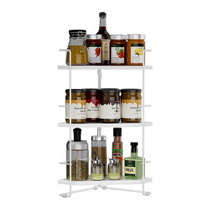 Ezprotektシャンプーラック 3段 コーナー ラック バスルームラック 壁面収納 収納棚 浴室 お風呂 棚 バスルームバスケット 浴室収納スタンド スリム おしゃれ 浴室 コーナーラック浴室ラック収