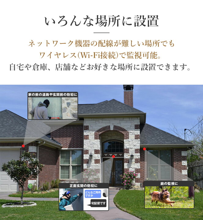 楽天市場】限界価格に挑戦【EZVIZ☆夜間暗視 人のみAI認識】防犯カメラ 