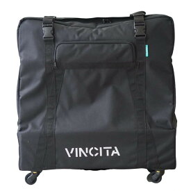 【VINCITA】折りたたみ自転車用 輪行バッグ for BROMPTON 輪行ケース キャスター付き バックパック式 ガーメントバッグ付き Sightseer 4.0 Travel Set
