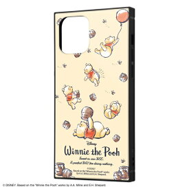 iPhone 12 ・ 12 Pro 国内メーカー品 ディズニーキャラクター 耐衝撃 ハイブリッドケース KAKU プーさん iPhone12 アイフォン12 アイフォン12プロ スマホケース スマホカバー ドコモ au ソフトバンク