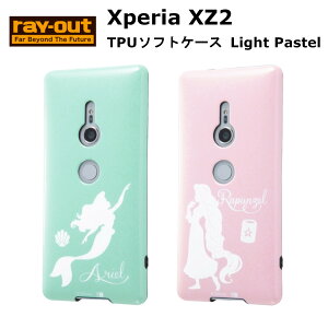 Xperia XZ2 [J[i fBYj[LN^[ TPU\tgP[X Light Pastel Xgbvz[t wFؑΉ z_Ή CX[dΉ  gуP[X AG v