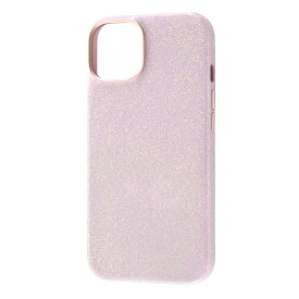 iPhone14/13 国内メーカー品 オープンレザーケース キラキラ GLITZY SUGAR ピンク アイフォンフォーティーン アイフォンサーティーン スマホケース 携帯ケース けいたいけーす 可愛い オシャレ