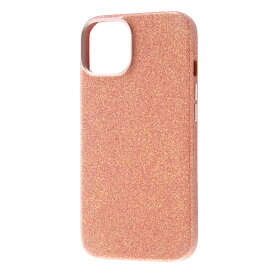 iPhone14/13 国内メーカー品 オープンレザーケース キラキラ GLITZY SUGAR サーモンピンク アイフォンフォーティーン アイフォンサーティーン スマホケース 携帯ケース けいたいけーす 可愛い オシャレ