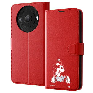 AQUOS R8 pro 国内メーカー品 ケース カバー AQUOSR8pro アクオスアールエイトプロ スマホケース 携帯ケース ディズニー 耐衝撃 手帳型レザーケースマグネット ミニーマウス かわいい おしゃれ doco
