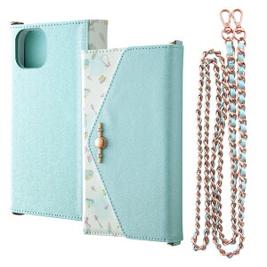 iPhone 15 Plus 国内メーカー品 ケース カバー iPhone15Plus アイフォン フィフティーン プラス アイホン スマホケース 携帯ケース ディズニー 手帳型レザーケース Collet ショルダーストラップ付き