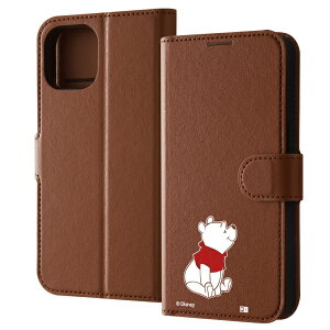 iPhone 15 国内メーカー品 ケース カバー iPhone15 アイフォン フィフティーン アイホン スマホケース アイフォンケース 携帯ケース ディズニー 手帳型レザーケース マグネット くまのプーさん_si
