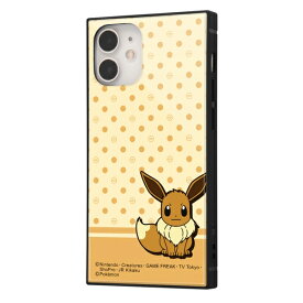 iPhone 12 mini 国内メーカー品 ポケットモンスター 耐衝撃 ハイブリッドケース KAKU イーブイ iPhone12mini アイフォン12ミニ スマホケース スマホカバー ドコモ au ソフトバンク