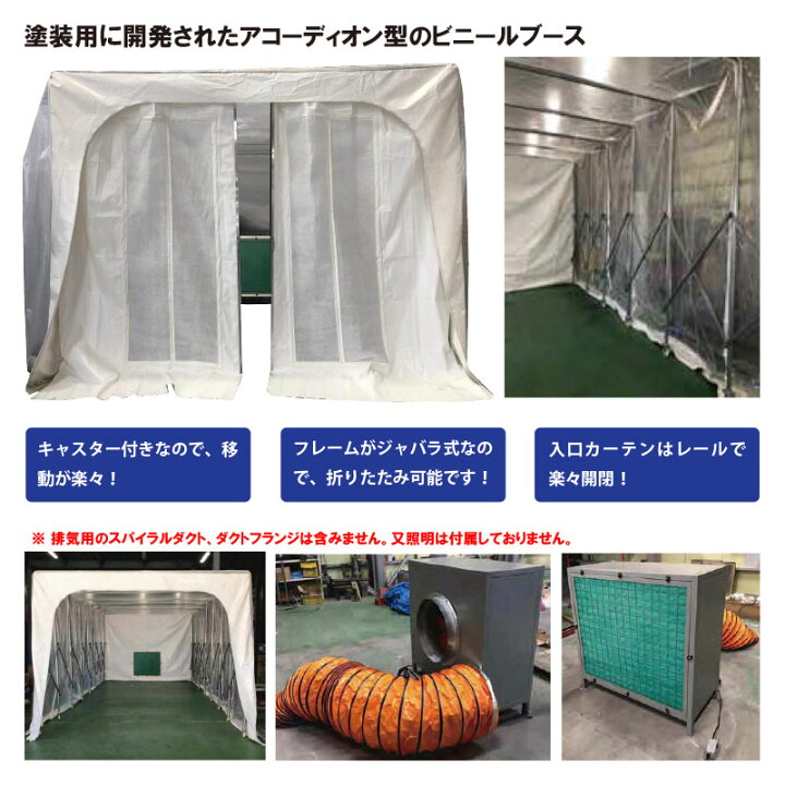 楽天市場】簡易塗装ブース JSR729A 塗装ブース 【1年保証付き】【代金  