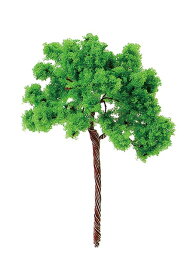 ジオラマ模型　広葉樹　1／150　10個組【55572】 アーテック