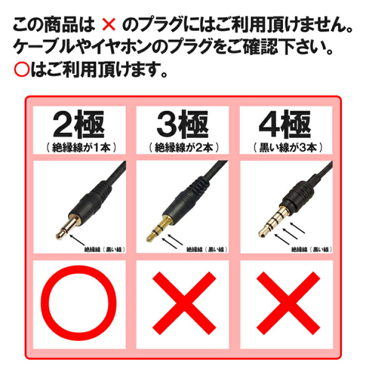 楽天市場】[R]3.5mmモノラルミニ（メス）-3.5mmステレオミニ（オス 