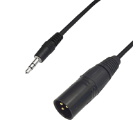 [お買い物マラソンxポイントアップ][1.5m][W]3.5mmTRS（3極）ミニプラグ(オス) - XLR（キャノン）オス 変…