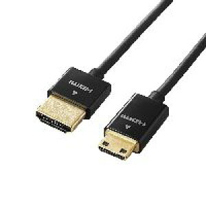 [ELECOM(GR)] JڑpHDMIP[uiHDMI mini^Cvj DGW-HD14SSM15BK