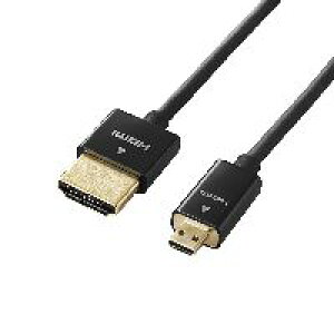 [ELECOM(GR)] JڑpHDMIP[uiHDMI micro^Cvj DGW-HD14SSU20BK