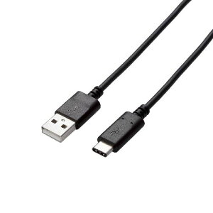 [ELECOM(�G���R��)] USB2.0�P�[�u���i�F�ؕi�AA-C�j U2C-AC30NBK