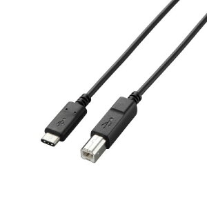 [W][ELECOM(�G���R��)] USB2.0�P�[�u���i�F�ؕi�AC-B�j U2C-CB05NBK